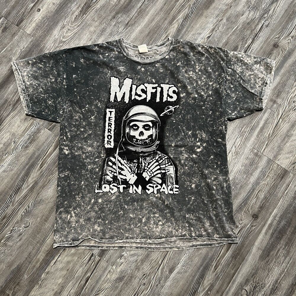 Misfits Lost In Space Acid Wash Tee XXL